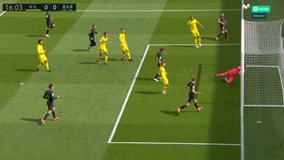 Barcelona vs. Villarreal: la espectacular atajada de Asenjo para evitar gol de De Jong | VIDEO