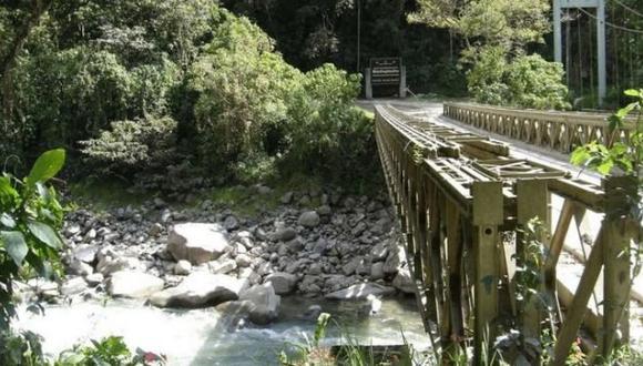Puente Bayley en Machu Picchu, Cusco, ser&aacute; reemplazado por un puente modular Acrow tipo TSR3. (Foto: Andina)
