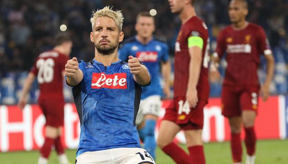 Dries Mertens juega como delantero en el Napoli de la Serie A italiana. (Foto: AFP)