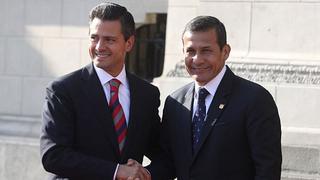 Ollanta Humala se reúne con el presidente mexicano Enrique Peña Nieto 