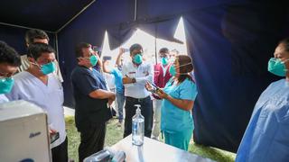 Ica: primer ministro Vicente Zeballos visitó hospitales por coronavirus y dengue