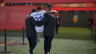 Preocupación en Real Madrid: Rodrygo salió lesionado tras recibir ‘planchazo’ | VIDEO