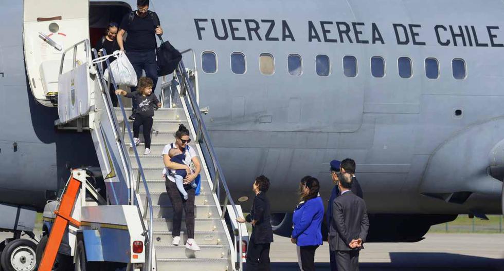 Chile recibe a los primeros 83 ciudadanos deportados de Israel |  Fuerza Aérea de Chile |  Hamás |  Ataque a Israel |  Lo último |  el mundo