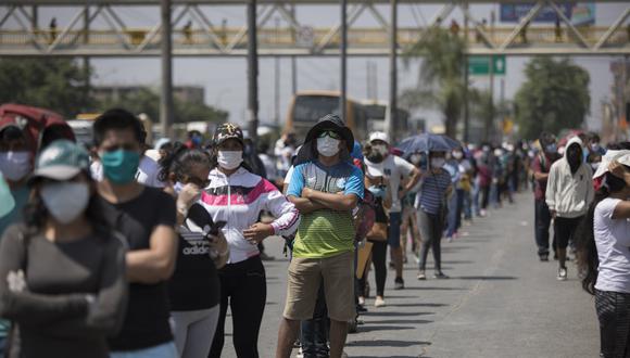 El número de casos positivos por coronavirus en el Perú se duplica, en promedio, cada 9 días (Foto: Anthony Niño de Guzman/GEC)