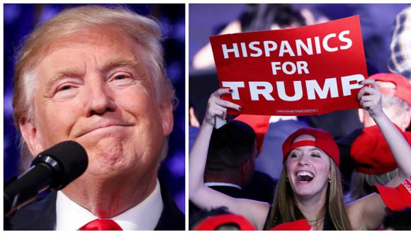 Trump consiguió más votos de latinos que Romney en el 2012