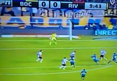 Boca Juniors vs River Plate: Daniel Osvaldo casi anota (VIDEO)
