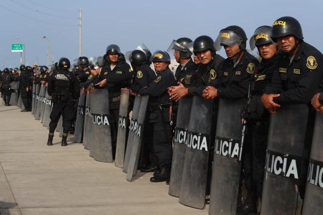 Movilización contra los peajes en Lurín, Alcalde del Marticorena denunció que en su distrito hay un cobro excesivo por la ubicación de seis casetas en la jurisdicción. (Alessandro Currarino / GEC)