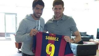Luis Suárez se reencontró con Steven Gerrard en Liverpool