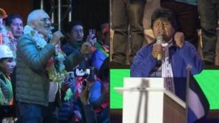 Evo Morales y Carlos Mesa juegan sus últimas cartas en cierres de campaña | VIDEO