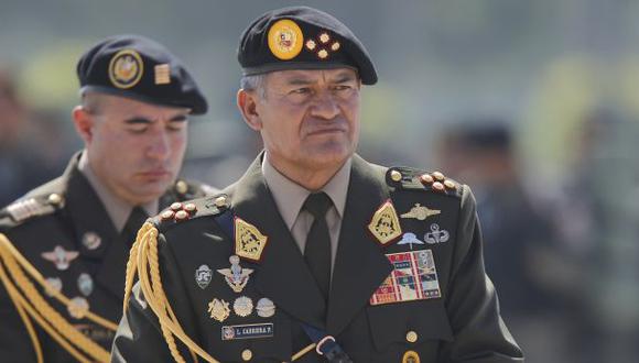 Leonel Cabrera dejaría la jefatura de las Fuerzas Armadas