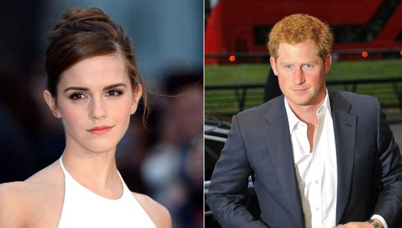 Emma Watson desmiente romance con el príncipe Harry