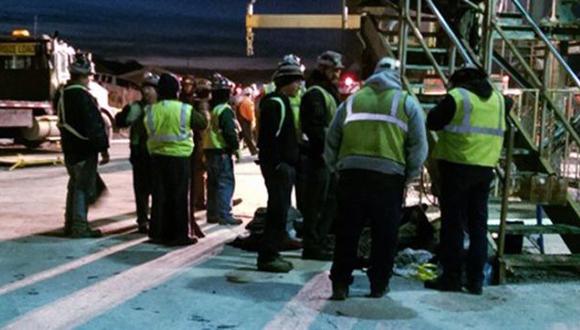 EEUU: Rescatan a 17 trabajadores atrapados en ascensor de mina