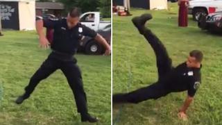 Policía bailó breakdance y calmó los ánimos en EE.UU. [VIDEO]