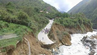 Ayacucho: autoridades supervisan zonas afectadas por lluvias en el Vraem