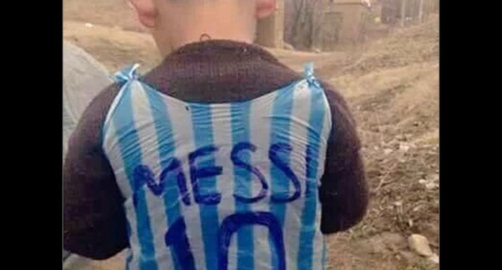 La historia del niño fanático de Lionel Messi en Irak ha dado un giro inesperado en las redes sociales (Foto: Twitter)
