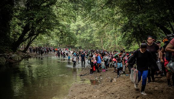 De enero a noviembre de 2023, casi medio millón de migrantes han atravesado la selva del Darién, entre Colombia y Panamá. (Juan Carlos Tomasi/MSF).