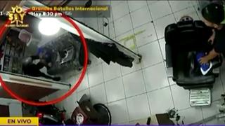 Chorrillos: hampones roban celular a menor de siete años durante asalto a una barbería | VIDEO 