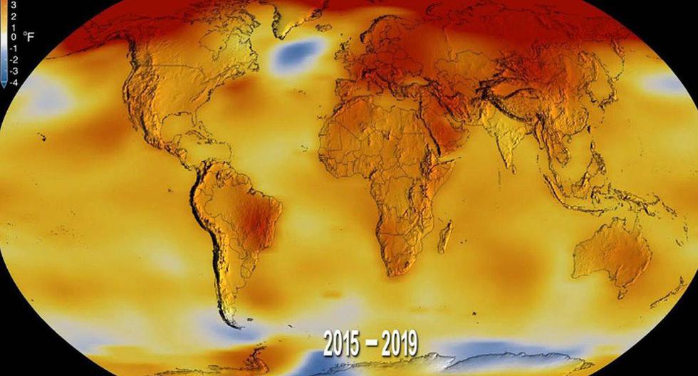 El 2019 fue el segundo año más cálido desde el inicio de las mediciones, superado solamente por el 2016. (Foto: NASA)