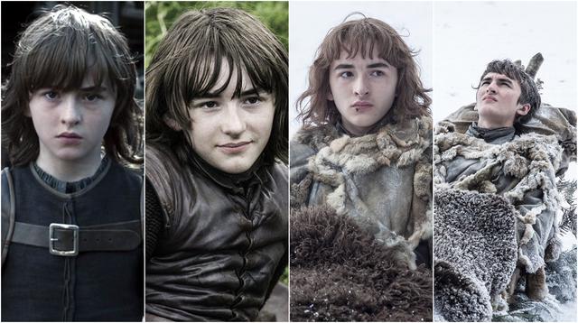 La evolución de Bran Stark en la serie. (Foto: Difusión)