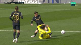 Barcelona vs. Villarreal: la roja directa a Manu Trigueros tras dura entrada sobre Lionel Messi [VIDEO]