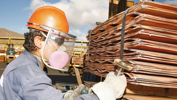 El precio del cobre a tres meses meses en la Bolsa de Metales de Londres (LME) operaba este martes casi estable en US$ 10.285 la tonelada. (Foto: GEC)