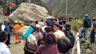 Carretera Central está bloqueada en tramo Tarma - La Merced