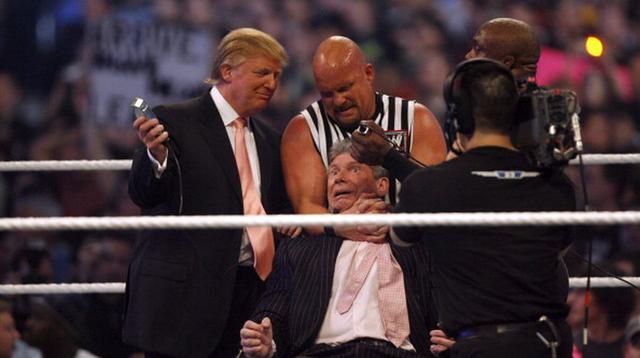 Donald Trump: el día que peleó y 'rapó' a Vince McMahon en WWE - 12