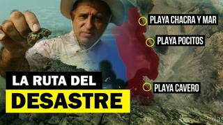 Este es el estado de tres de las playas más afectadas por el derrame de petróleo de Repsol | VIDEO