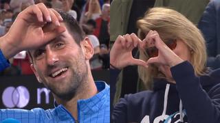 Djokovic clasificó a semifinales del Australian Open y le cantó feliz cumpleaños a su madre | VIDEO