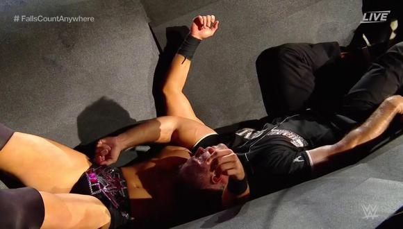WrestleMania 35: Shan McMahon venció a The Miz tras una maniobra suicida que terminó a su favor | Foto: WWE