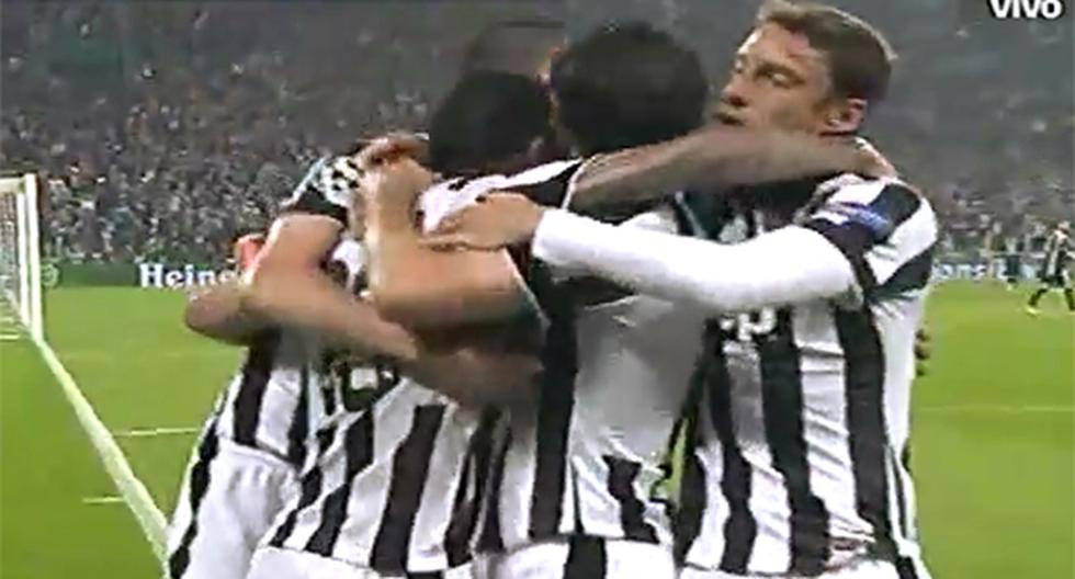 Juventus enfrentaba al Real Madrid (Foto: Captura)