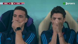 Del llanto a la risa: la reacción de Pablo Aimar en los minutos finales del Argentina vs. Croacia