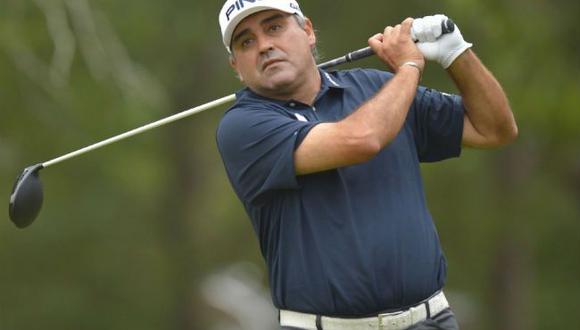 Ángel 'El Pato' Cabrera, ganador de dos Majors del PGA Tour, compite en Los Inkas Golf Club. (Foto: EFE).