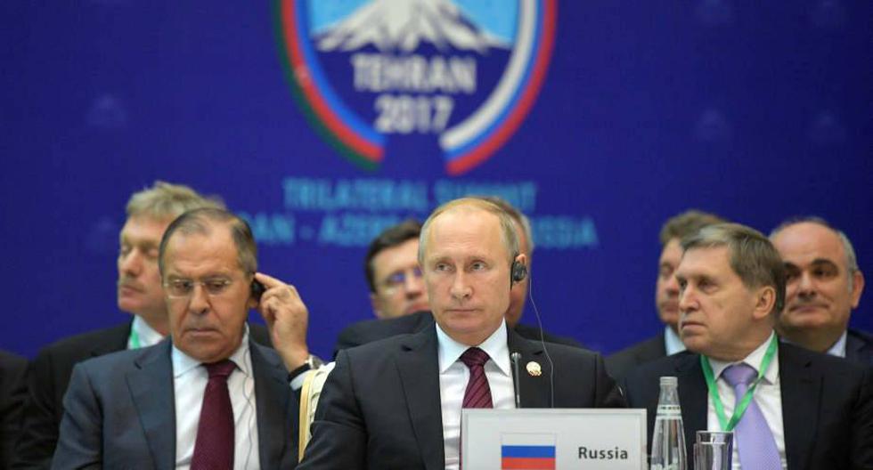 El presidente ruso, Vladímir Putin, participó en la cumbre tripartita celebrada en Teherán, Irán, en la que se abordaron las relaciones económicas y la lucha contra el terrorismo. (Foto: EFE)
