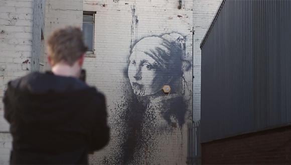 Banksy: dañan el nuevo mural del artista callejero