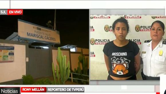 Detienen a extranjera por ser sospechosa de golpear y causar la muerte a niño de 3 años. (Foto: TV Perú Noticias)