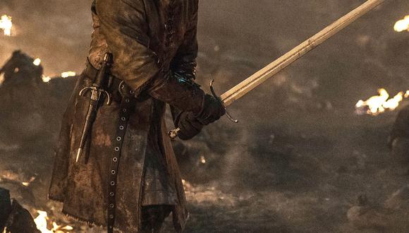 Jon Snow (Kit Harington) en la Batalla de Winterfell en "Game of Thrones"