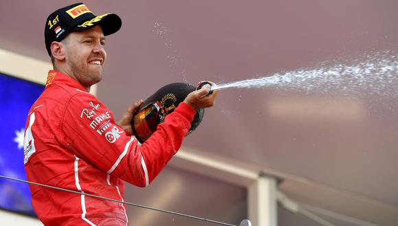 Sebastian Vettel, piloto de Ferrari, se impuso en el Gran Premio de Mónaco de la Fórmula 1. (Foto: AFP)