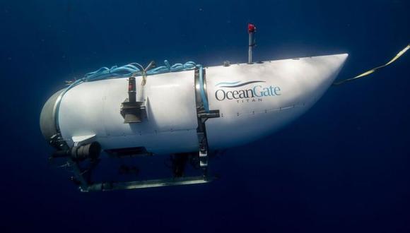 El sumergible que lleva turistas al Titanic. (OCEANGATE).