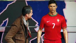 Cristiano Ronaldo conoció a su réplica en el Museo de Cera