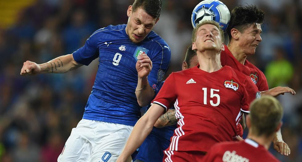 Italia vs Liechtenstein se enfrentaron por el Grupo G de las Eliminatorias Rusia 2018. (Foto: Getty Images)