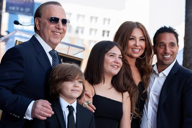 Thalía y Tommy Mottola con sus hijos. (Foto: Agencias)