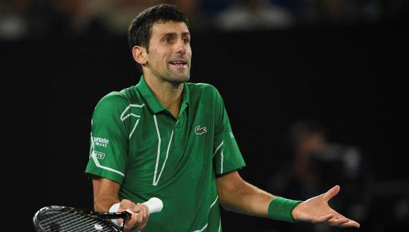 Novak Djokovic está a la espera de que se resuelva su situación para jugar el Abierto de Australia. (Foto: AFP)