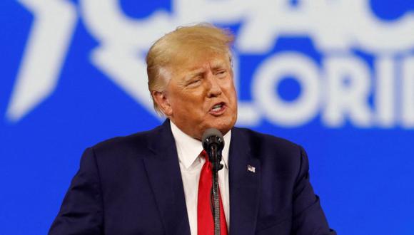 El expresidente estadounidense Donald Trump habla durante la Conferencia de Acción Política Conservadora (CPAC) en Orlando, Florida, EE.UU. (Foto: REUTERS/Octavio Jones).