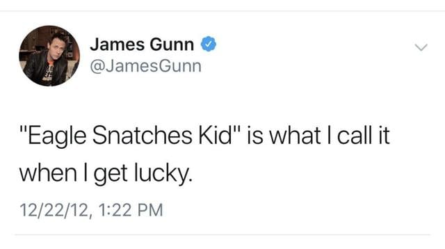 Tuits de James Gunn (Captura: Twitter)
