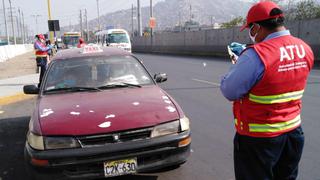 Coronavirus en Perú: ATU recuerda que solo taxis con placa par podrán prestar servicio este martes