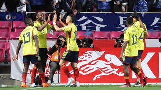 Goles del partido amistoso Colombia - Japón hoy