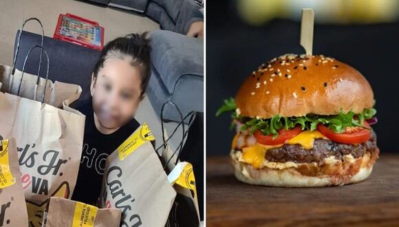 Alisson pidió 20 hamburguesas por error y la cuenta salió más de 100 dólares. | FOTO: Berenice Quintos - Valeria Boltneva / TikTok - Pexels