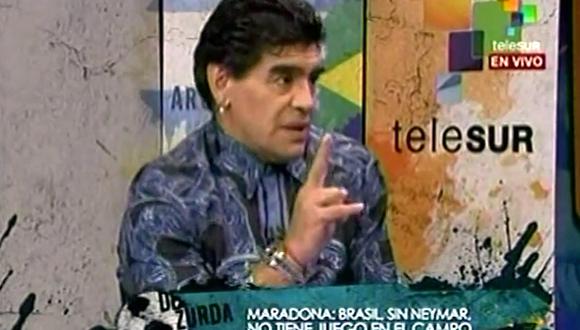 Maradona se burla de Brasil: "Decime qué se 'siete'"