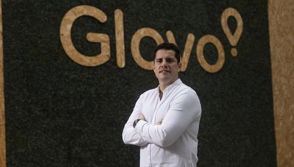 El 60% de las ventas de Glovo son por la vertical de restaurantes, pero  hubo un impulso de supermercados y farmacias por la pandemia. En el 2021, lanzarán entregas programadas, adelanta Alonso Nuñez, gerente general de Glovo Perú. (Foto: Leandro Britto/ GEC)